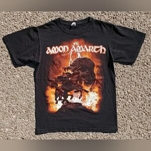 Vtg 2010 Amon Amarth Anvil T-Shirt Size (S)